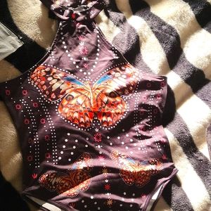 Black Sleeveless Bodysuite